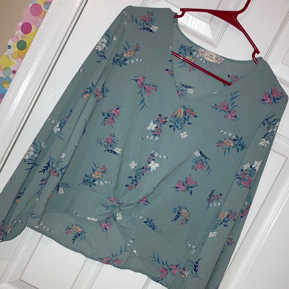 Long sleeve blouse